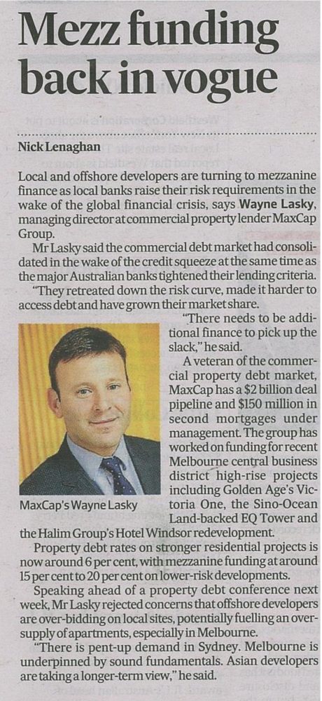 AFR: MaxCap Group's Structured Finance Expertise AFR: MaxCap Group's Structured Finance Expertise